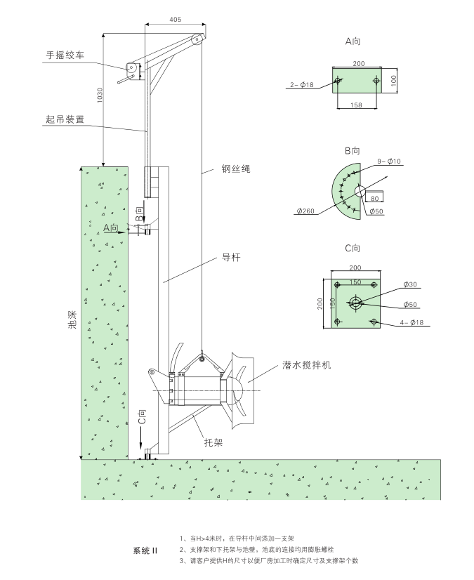潛水攪拌機 QJB4/6-400/3-980S 潛水攪拌機 QJB4/6-400/3-980S